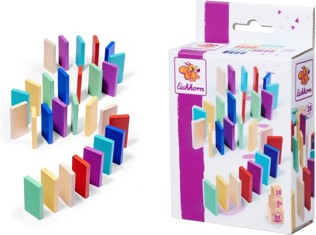 Imagen de Eichhorn EH Games Domino Rally jeu de dominos 🎲 en OfertitasTOP