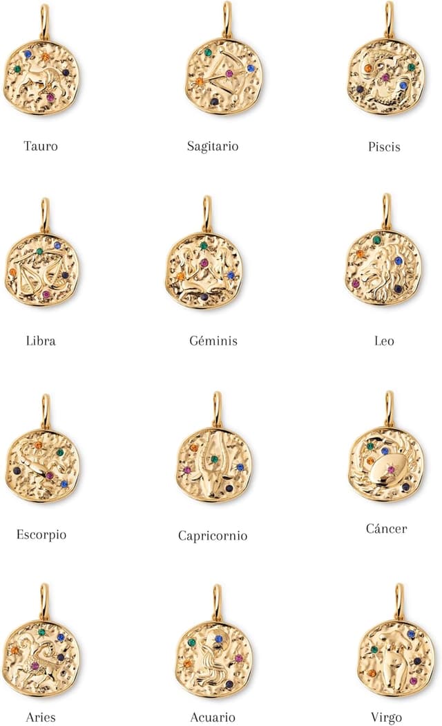 Thumbnail 5 de SINGULARU Charm Organic Colors Zodiaco Cáncer — Colgante 18Kt