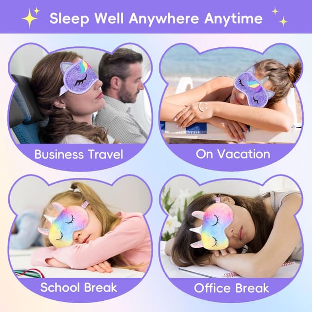 Detalle 1 de my novel things Schlafmaske 2-teilig kühlend