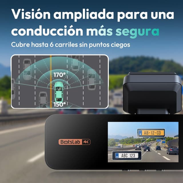 Thumbnail 5 de BOTSLAB 4K Dash CAM Delantera y Trasera