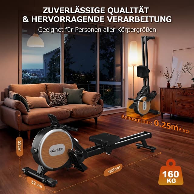 Thumbnail 6 de DMASUN Rudergerät 16 Stufen für Zuhause 🚣