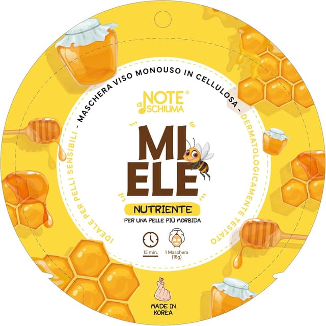 Detalle 2 de Maschere Viso Coreane K-Beauty Routine con collagene e vitamina E – Idratanti e nutrienti (6 pezzi misti)