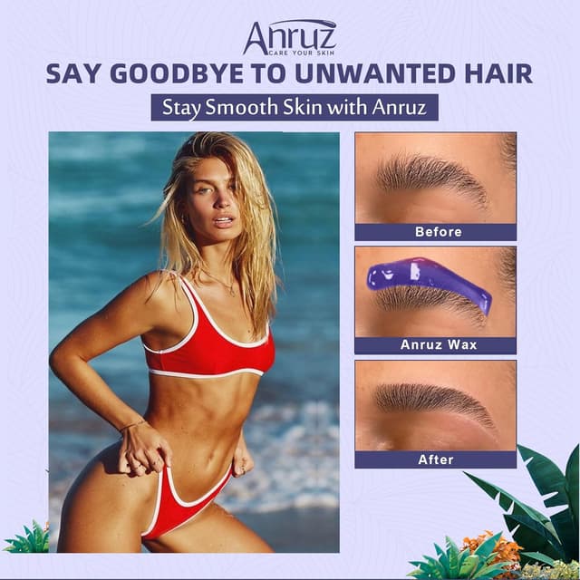 Detalle 2 de ANRUZ Waxing Set Black 400 g Wachswärmer