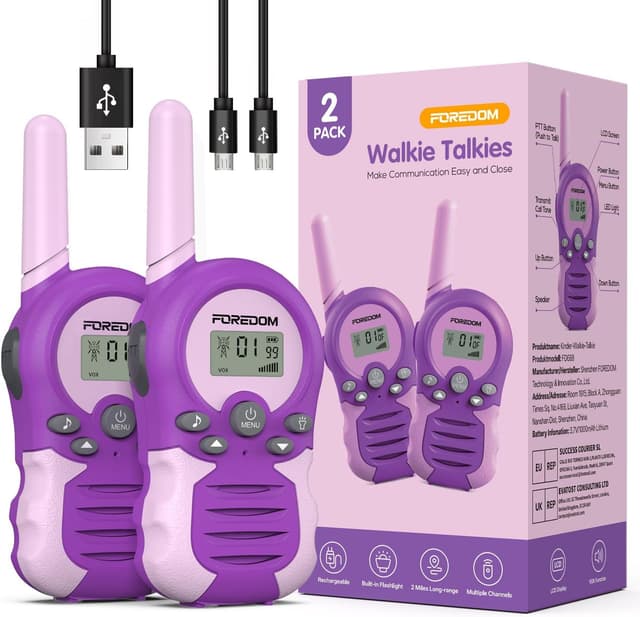 Imagen de FOREDOM Walkie Talkies Kinder 2er Set en OfertitasTOP