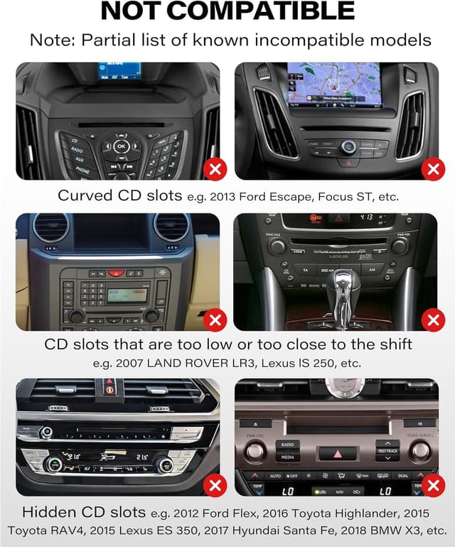 Thumbnail 6 de 1Zero for MagSafe CD Phone Holder 17-magnet car mount