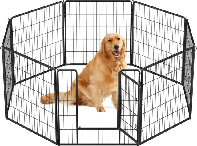 Thumbnail 1 de Feandrea PPK88H parc chien 8 panneaux 77x80 cm