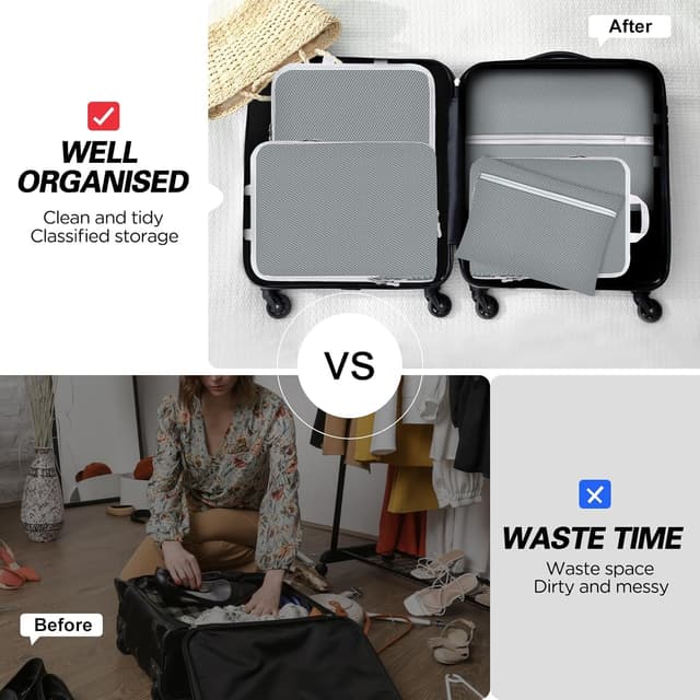 Detalle de Compression packing cubes, 5 pack organisers