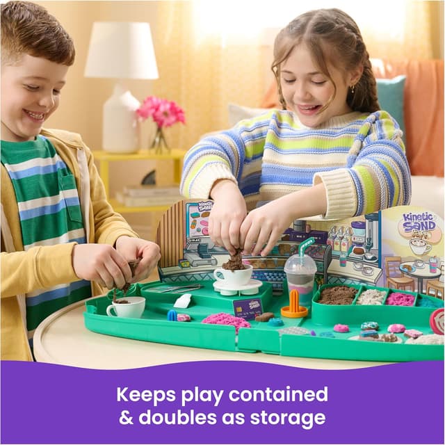 Detalle 2 de Kinetic Sand Café Case 793g play sand set