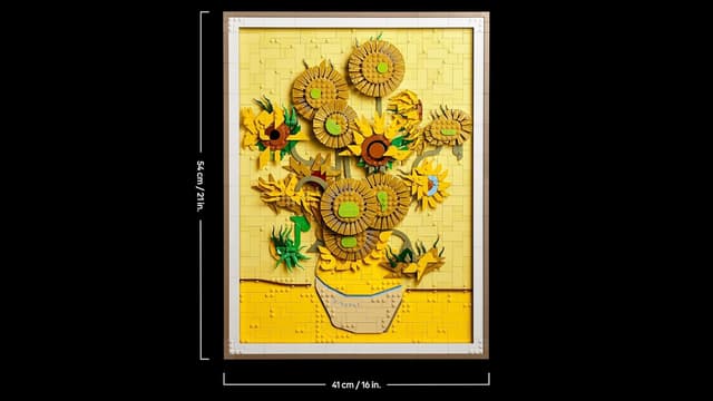 Thumbnail 6 de LEGO Art Vincent van Gogh 🌻 Maqueta 3D para Decoración
