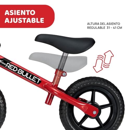 Thumbnail 6 de Chicco Bicicleta Niño sin pedales First Bike (2-5 años) roja, manillar y sillín ajustables