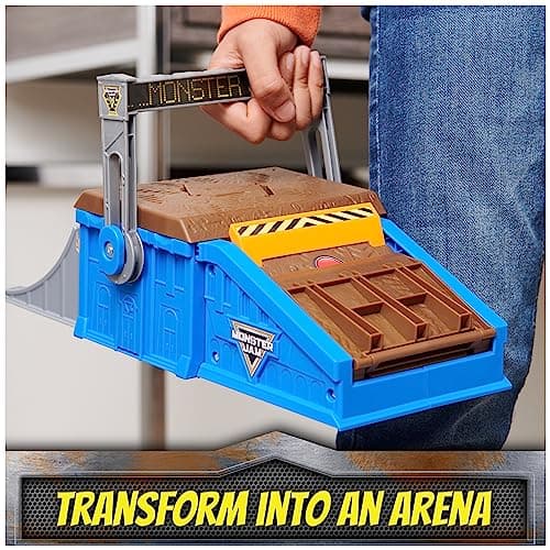 Thumbnail 8 de MONSTER JAM Mini Freestyle Flip Arena 🚗 - Diversión para Niños