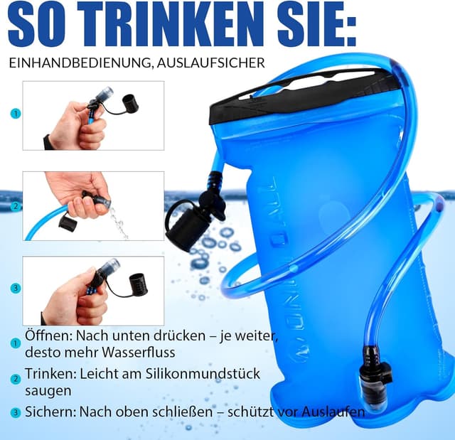 Thumbnail 2 de ONETOALL Laufweste 6L mit Trinkblase 2L