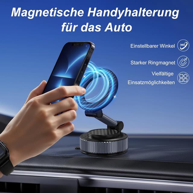 Thumbnail 6 de Vakuum Magnetische Handyhalterung MagSafe Auto