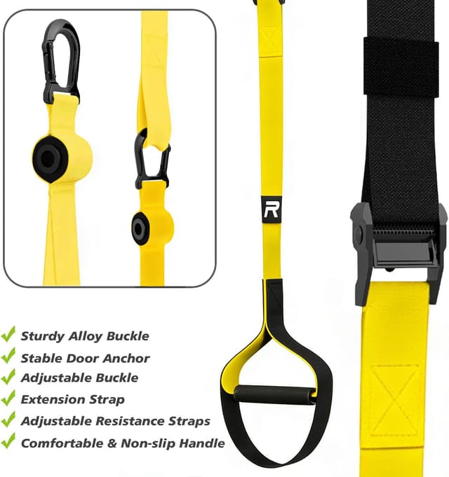 Detalle 2 de RHINOSPORT Schlingentrainer Sling Trainer Set