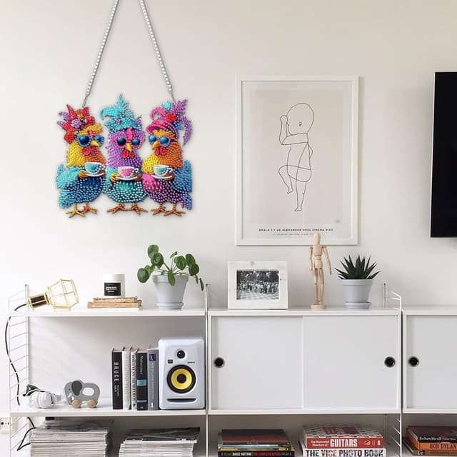 Thumbnail 6 de DOMROM Huhn Diamond Art Anhänger