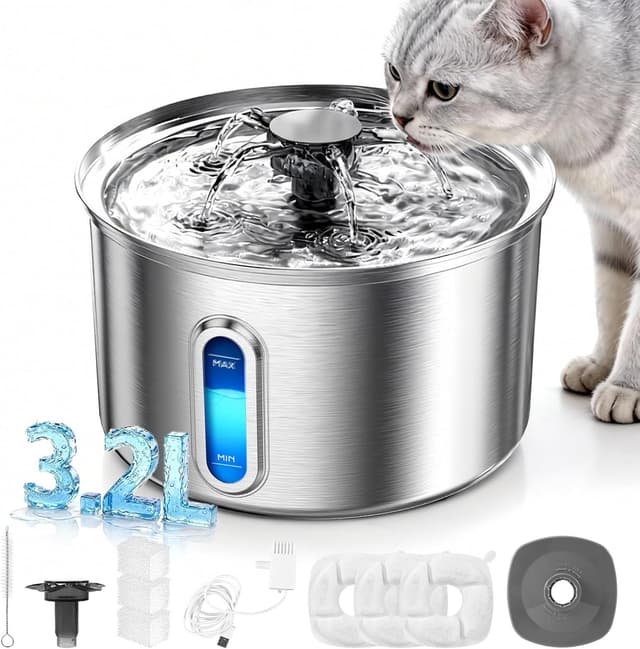 Imagen de Fontaine à Eau INOX 3,2 L Filtration 5 niveaux en OfertitasTOP