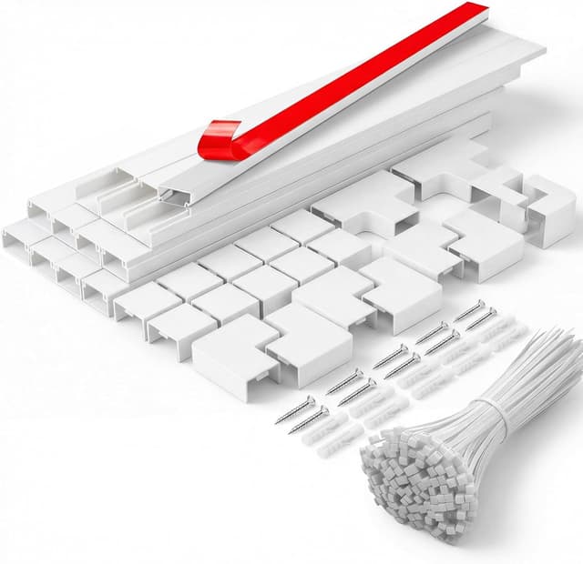 Detalle de Flow fire L400mm x W24mm cable trunking 4.8m