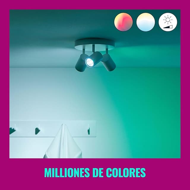 Thumbnail 5 de WiZ Bombilla LED GU10 Cristal 50W, Colores, Wi-Fi y Alexa 🎨