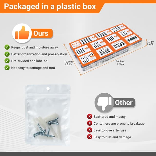 Thumbnail 2 de Xyxu TV Bracket Screws 76-piece kit for 80-inch TVs