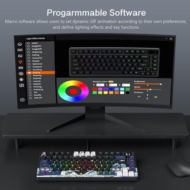 Thumbnail 4 de Womier SK80 75% mechanical keyboard