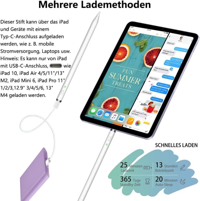 Detalle 2 de KIROSA Pencil für iPad mit USB-C