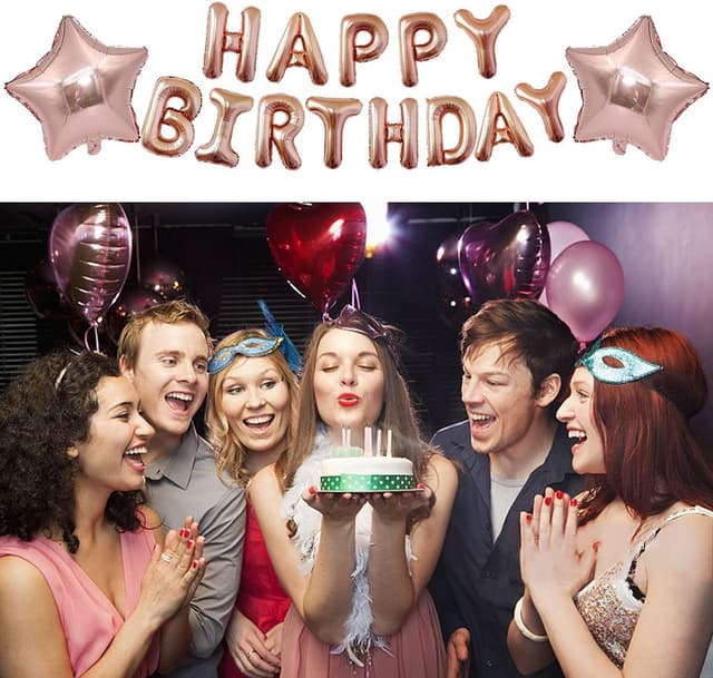 Thumbnail 4 de AIBEE 56pcs Party Decorations Rose Gold set