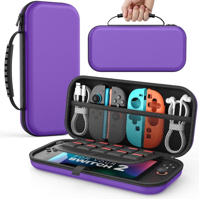 Detalle de MoKo Tasche Switch 2 Case mit 10 Spielen