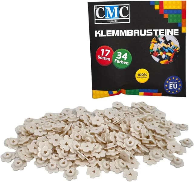 Thumbnail 2 de CMC imports 100 x Klemmbausteine Blüten 100 Stück