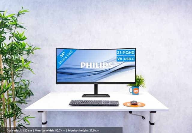 Thumbnail 6 de Philips 346E2CUAE/00 Ultrawide Monitor