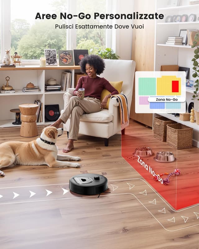 Thumbnail 4 de Lefant M330Pro robot aspirapolvere 5000Pa con mappatura e lavapavimenti