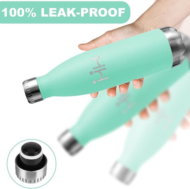 Detalle 2 de Botella Acero Inoxidable 500 ml — Aislamiento al vacío 💧