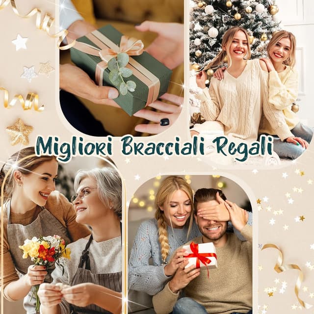 Detalle de Gamtic bracciale tennis 18K zirconia 2 pezzi