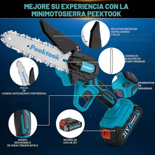 Thumbnail 4 de Peektook Mini Motosierra 6 pulgadas 📷