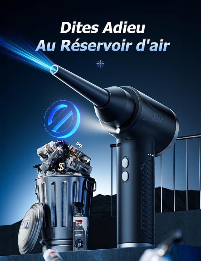 Thumbnail 1 de 100,000 RPM Soplador de Aire con Luz