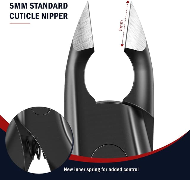 Detalle de FVION Cuticle Trimmer Professional Nippers 5mm 💅