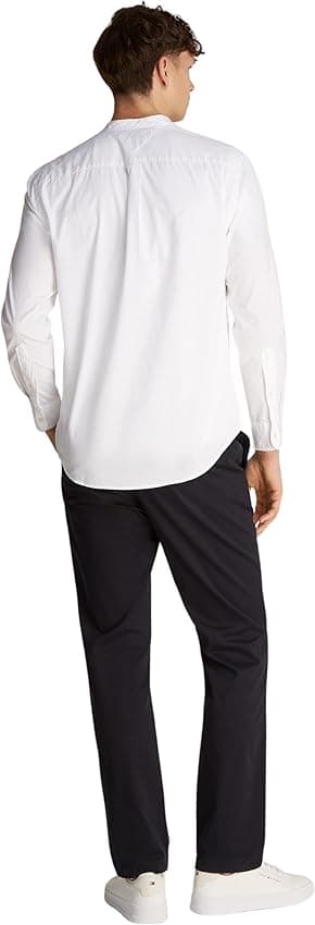 Detalle 2 de Tommy Hilfiger Camisa Mao blanco L, algodón 100%