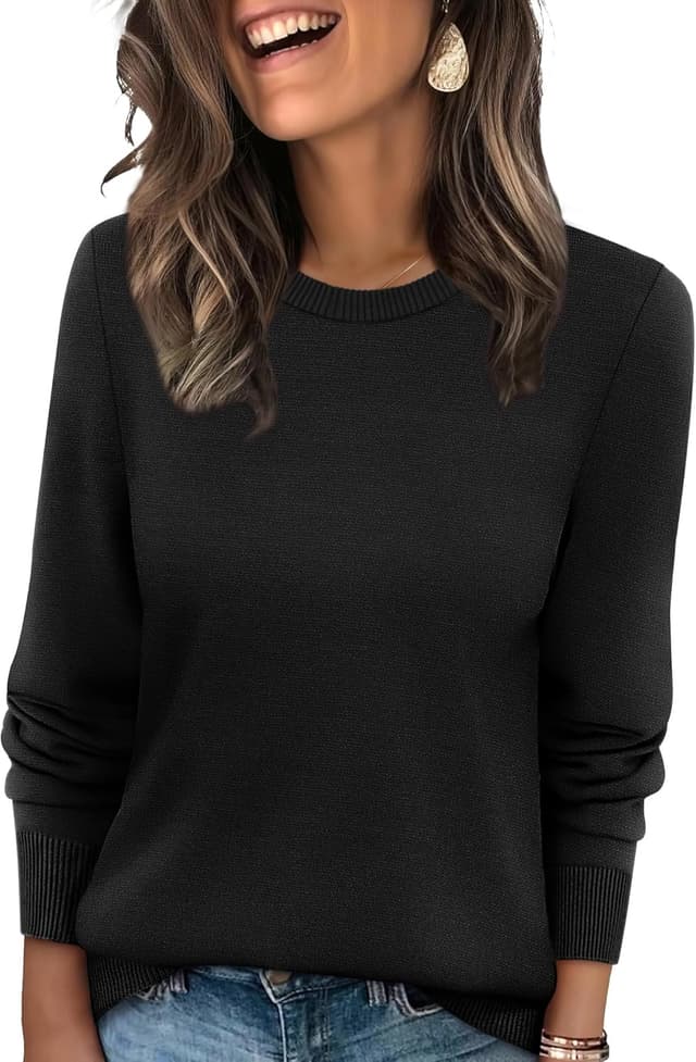 Detalle de WIHOLL Sweaters Lightweight Pullover Top S-2XL