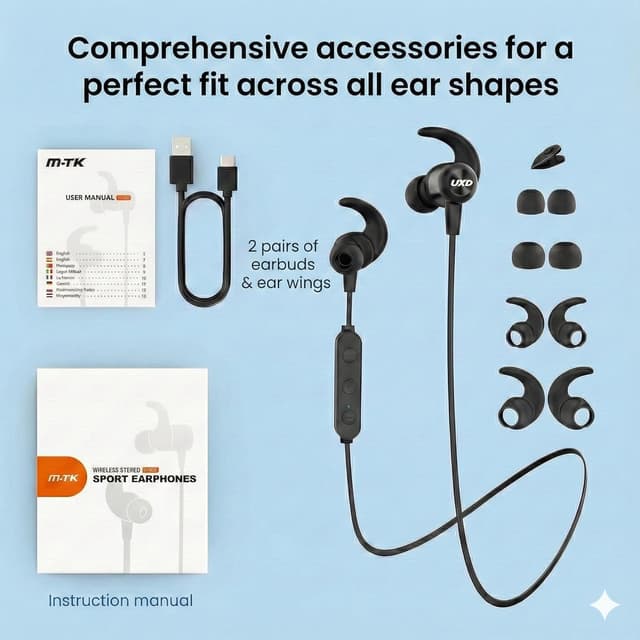 Thumbnail 6 de UXD Magnetic Neckband Earphones 20H