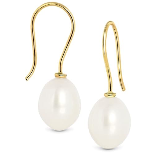 Imagen de MIORE Pendientes perla 8 mm 📷 en OfertitasTOP