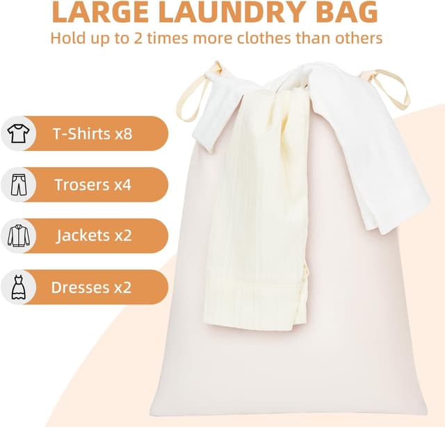 Detalle 2 de BAGAIL Packwürfel 8er-Set für Reisen, Beige