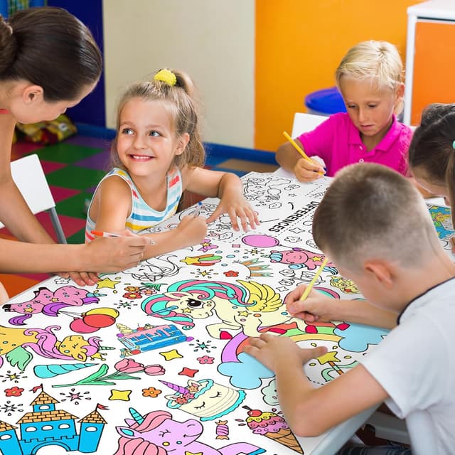 Thumbnail 2 de Gatherfun Unicorns Giant Coloring Poster 31.5x72
