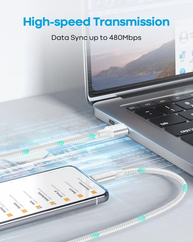 Detalle 1 de Long USB C Cable 3m