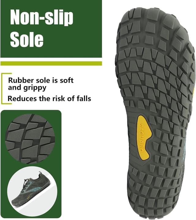 Detalle de SAGUARO Scarpette da Mare traspiranti barefoot con punta larga e suola antiscivolo