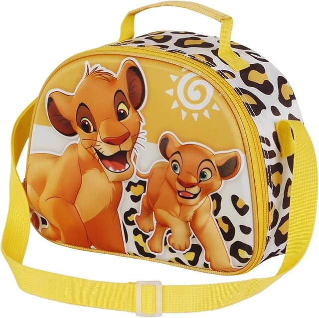 Imagen de Disney El Rey León Bolsa Portamerienda 3D Amarillo Africa 🦁 en OfertitasTOP