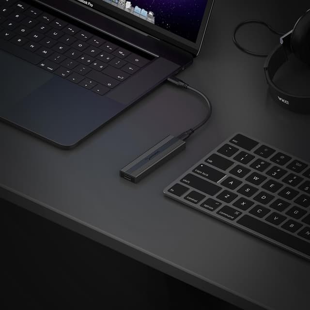 Detalle 2 de SABRENT EC-SNVE Case esterno per SSD M.2 NVMe USB 3.2 Gen 2 (EC-SNVE), adattatore M-Key/M+B