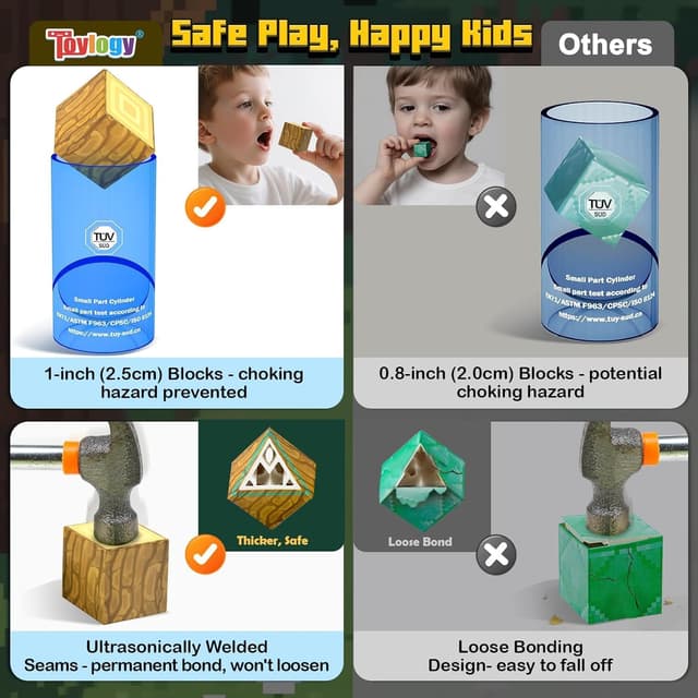 Thumbnail 1 de Build Mine Magnet World 48PCS magnetic blocks set 🧩