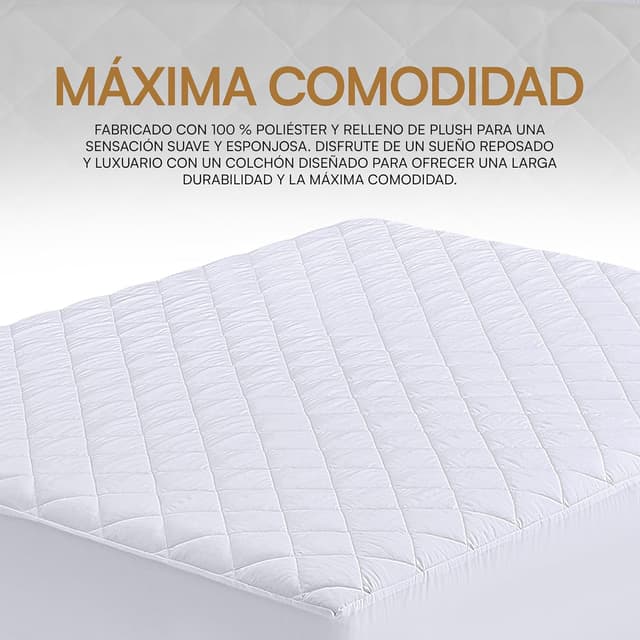 Thumbnail 5 de Utopia Bedding Protector acolchado 150x200 cm