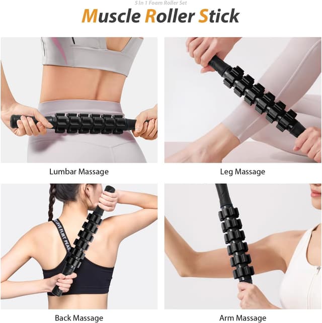 Thumbnail 3 de 5 in1 Foam Roller Set—Deep Muscle Massage 🧘♀