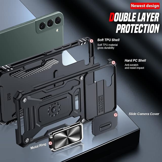 Thumbnail 2 de LeYi Armour Case for Galaxy S22 5G