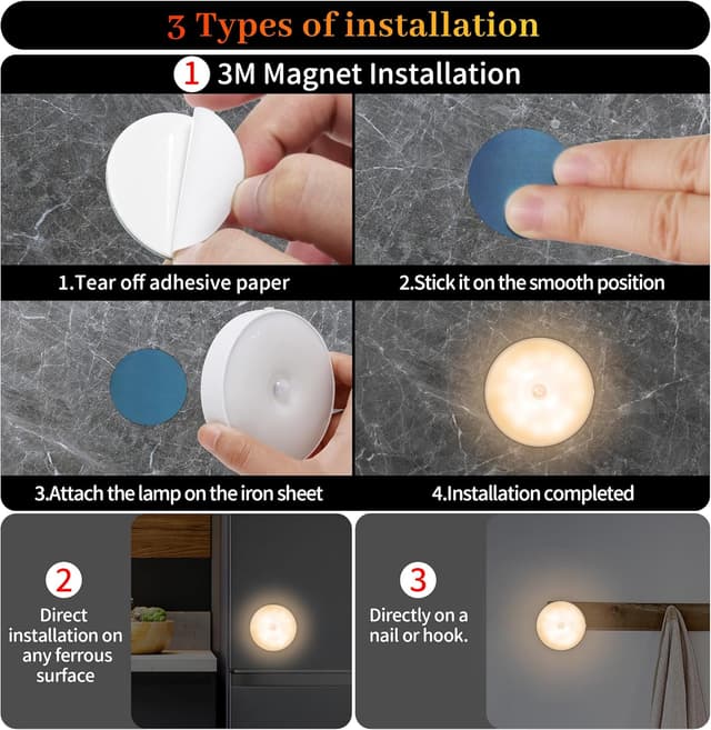 Thumbnail 6 de daphomeu Nachtlicht mit Bewegungsmelder 12 LED